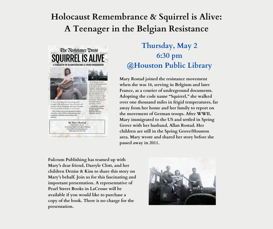 Holocaust Remembrance & Squirrel is Alive: A Teenager in the Belgian ...